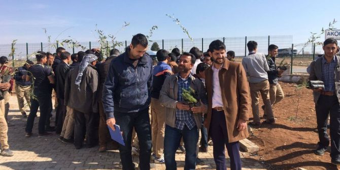 Toplantıya Katılanlara Bin Adet Fidan Dağıtıldı