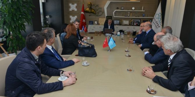 Priştine Üniversitesi’nden Başkan Bozbey’e Ziyaret