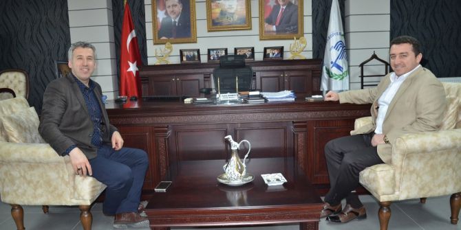 Sarıcakaya Belediye Başkanı Güler, Bozüyük Belediye Başkanı Bakıcı’yı Ziyaret Etti