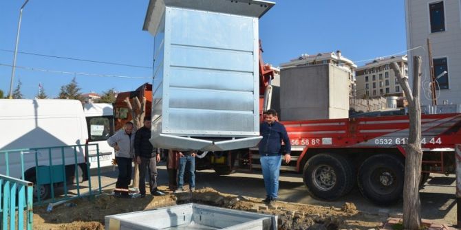 Yeraltı Konteynerleri Hizmete Girmek İçin Gün Sayıyor
