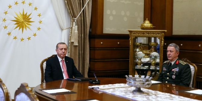 Cumhurbaşkanı Erdoğan, Orgeneral Akar’ı Kabul Etti
