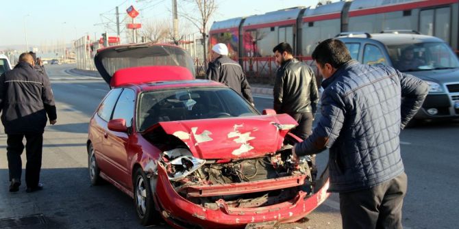 Kayseri’de Trafik Kazası: 1 Yaralı