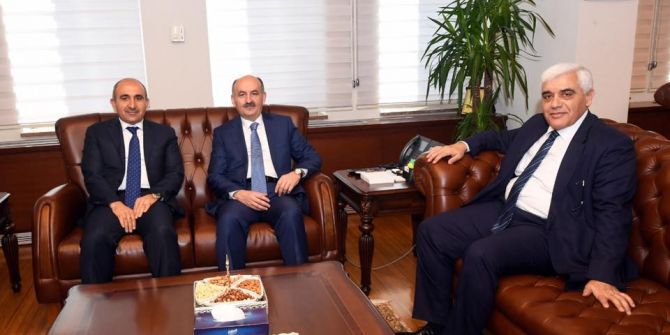 Çalışma Ve Sosyal Güvenlik Bakanı Mehmet Müezzinoğlu’na Ziyaret