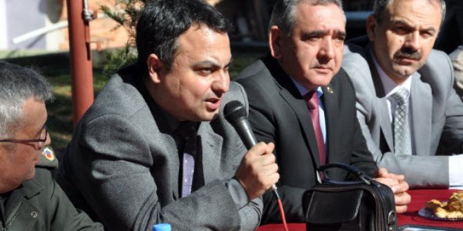 Demirci Beldesinde Halk Toplantısı