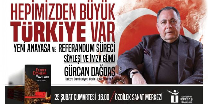 Eski Bakan Gürcan Dağdaş Söyleşi İçin Geliyor