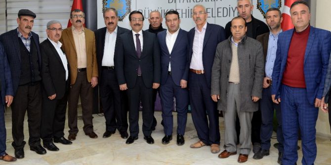 Muhtarlardan Başkan Atilla’ya Ziyaret