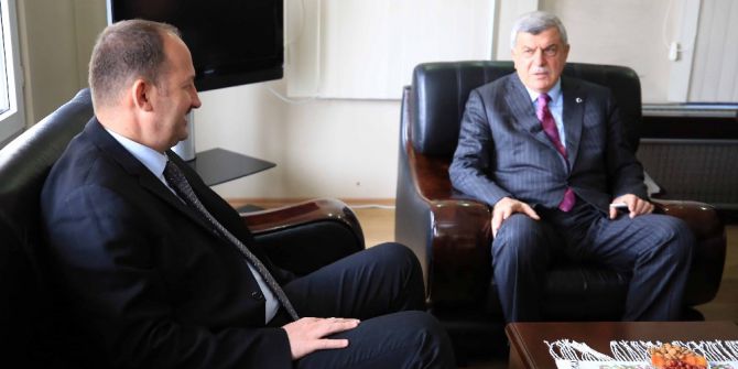 Başkan Karaosmanoğlu’ndan, Başiskele Kaymakamı’na Ziyaret