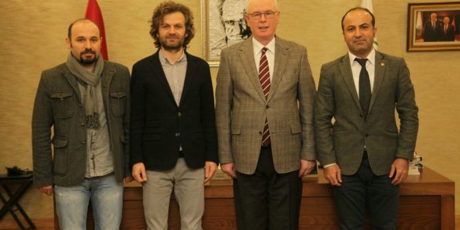 Eğitim-sen Mensupları Başkan Kurt’u Ziyaret Etti