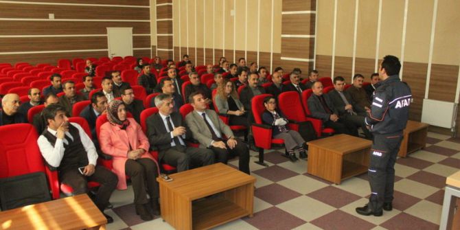 Van’da ‘Kimyasal Tehditler’ Eğitimi