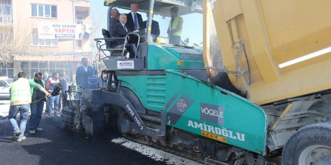 Denizli Büyükşehir’den İlçelere Sıcak Afsalt