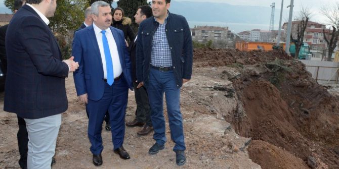 Başkan Baran Üniversite İnşaatını Ziyaret Etti