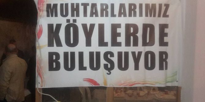 Muhtarlar Selbükü Köyünde Buluştu