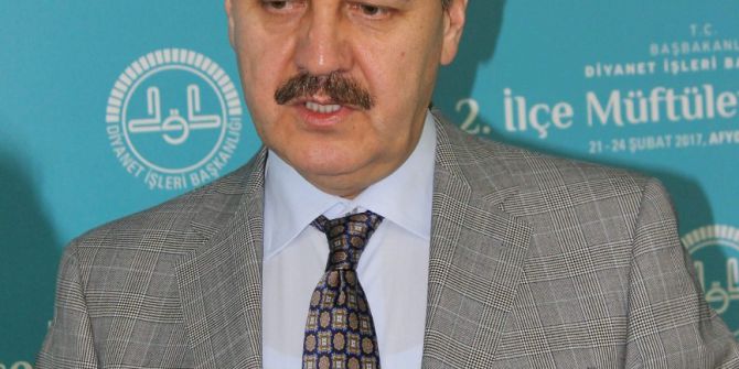 Diyanet İşleri Başkan Yardımcısı Prof. Dr. Mehmet Emin Özafşar: