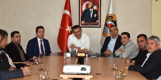 Çayarası Esnafından Başkan Yücel’e Ziyaret