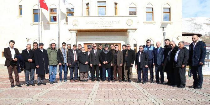 Bayburt Şehit Aileleri Dayanışma Derneği’nden Rektör Coşkun’a Ziyaret