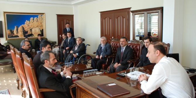 Engelli Derneklerinden Vali Erin’e Ziyaret