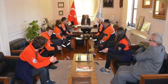 Mag Ame Ekibinden Başkan Eşkinat’a Ziyaret