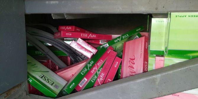 Şehirler Arası Yolcu Otobüsünde 35 Bin Adet Kaçak Sigara Ele Geçirildi