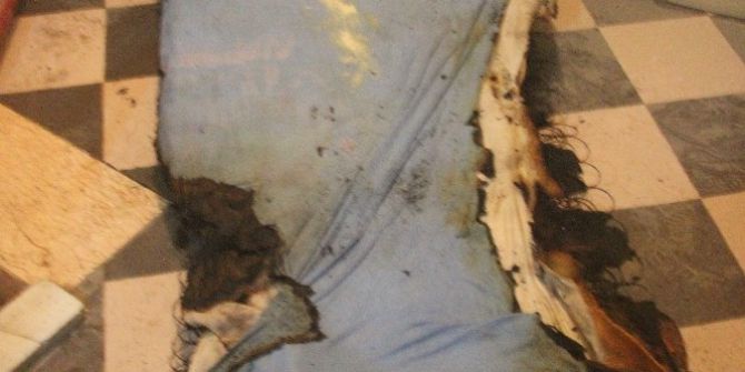 Kahramanmaraş’ta Elektrik Battaniyesi Yangına Sebep Oldu