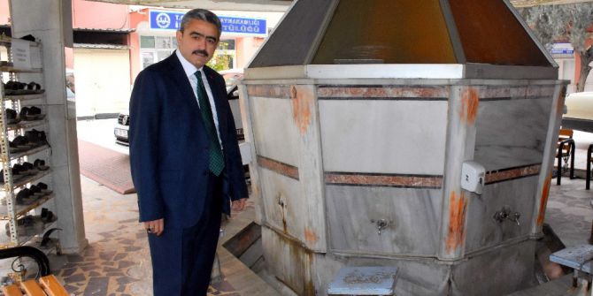 Nazilli’de Tarihi Koca Caminin Şadırvanı Yenilendi