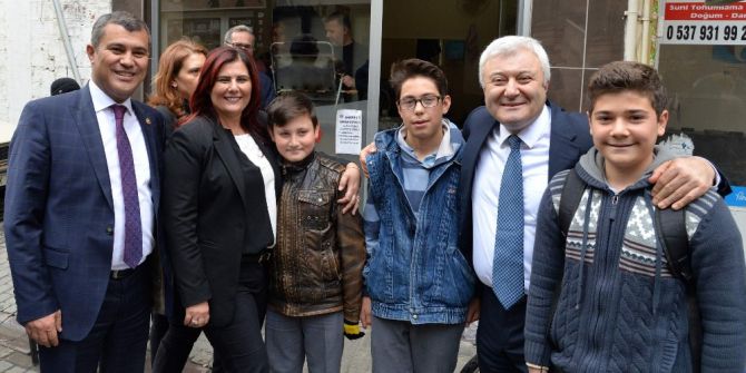 Başkan Çerçioğlu, Çine Esnafı Ve Oda Başkanlarını Ziyaret Etti