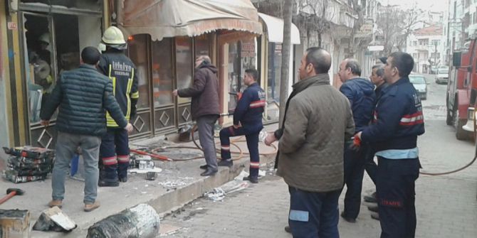 Nalbur Deposunda Korkutan Yangın