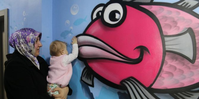 Kanserli Minikler İçin Hastane Duvarlarına Graffiti Yaptılar