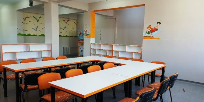 Ulusal Egemenlik Okulu Kütüphanesi Yenilendi
