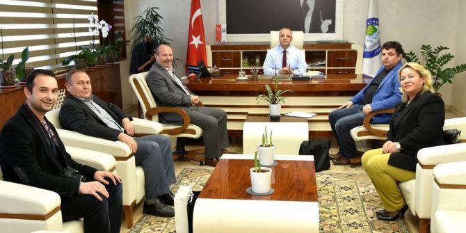 Başkan Kayda Birlik Başkanı Sağlam’ı Ağırladı