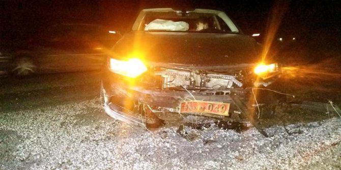 Milletvekilinin Makam Aracı Manisa’da Domuza Çarptı