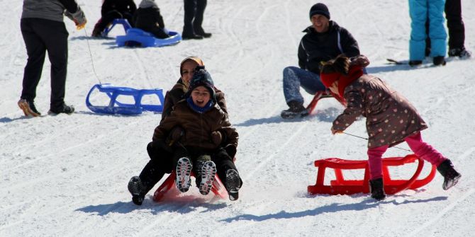 Palandöken’de Hafta Sonu Yoğunluğu