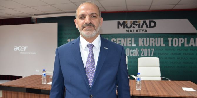 Müsiad Malatya Şubesinde Başkan Yeniden Hüseyin Kalan Oldu