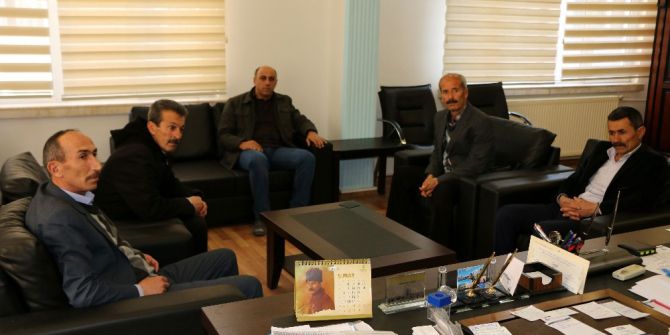 Hekimhan Muhtarlar Derneğinden Başkan Millioğulları’na Ziyaret