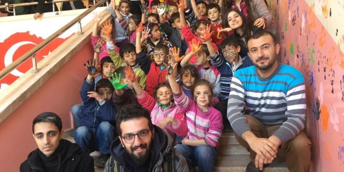 Renkli Fırçalar Okulu Boyadı