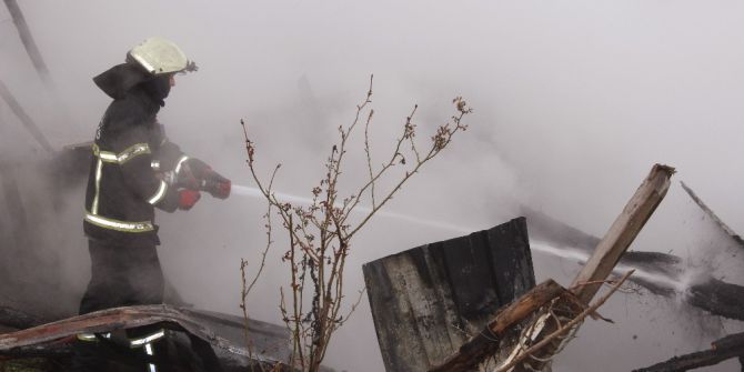 Kül Olan Ahırdan Hayvanlar Son Anda Kurtarıldı