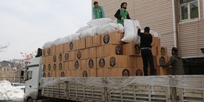Bingöl’den Halep’e Yardım
