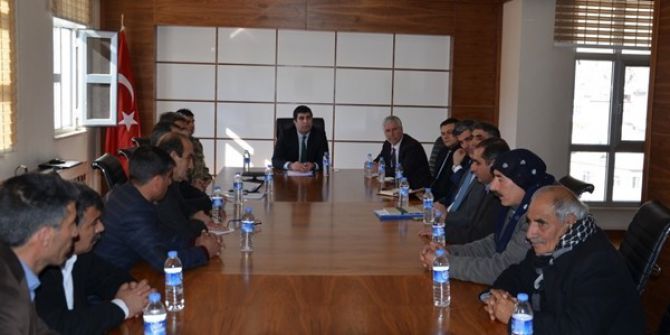 Kaymakam Olçaş, İlçenin Sorunları Masaya Yatırdı