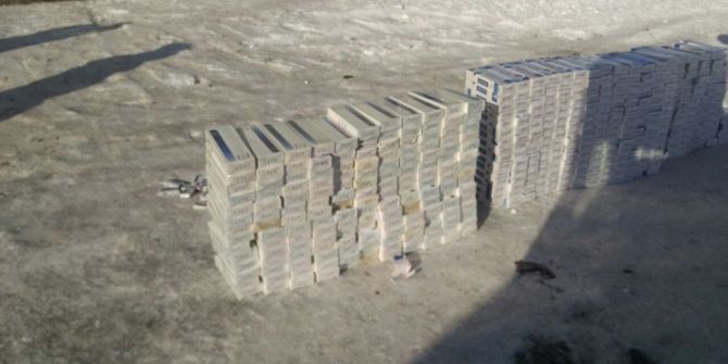 Van’da Kaçak Sigara Ele Geçirdi