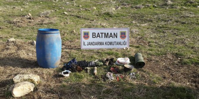 Hasankeyf’te Pkk’ya Ait Sığınak İmha Edildi