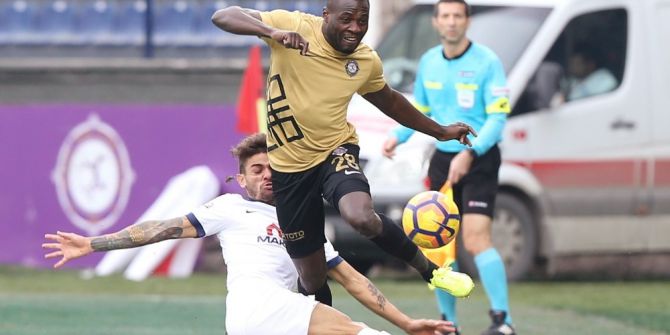 Spor Toto Süper Lig: Osmanlıspor: 0 - Medipol Başakşehir: 1 (İlk Yarı)