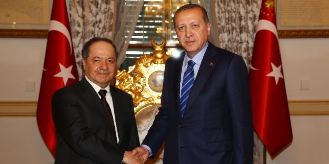 Cumhurbaşkanı Erdoğan, Mesut Barzani ’Yi Kabul Etti