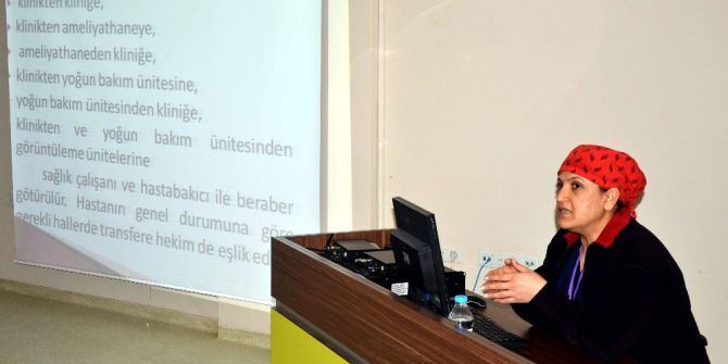 Sağlıkçılara Hasta Mahremiyeti Ve Güvenli Transfer Eğitimi Verildi