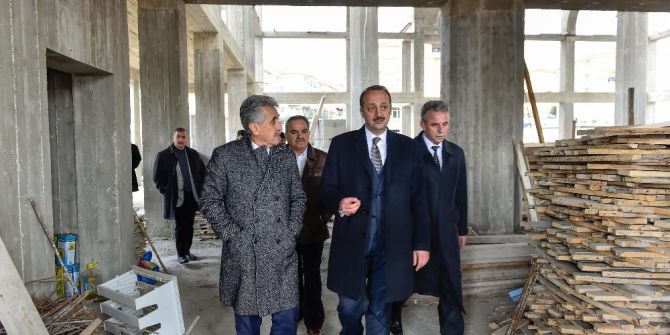 Başkan Akgül, Başak Merkez Camii İnşaatını İnceledi