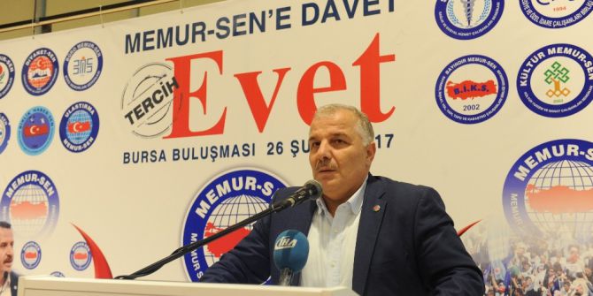 Memur-sen’den Referandum Toplantısı