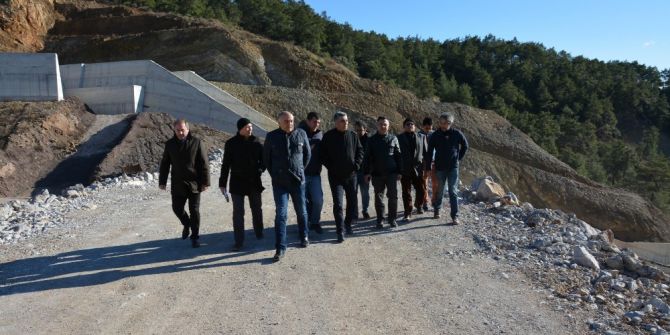 Coşkun, Aksu Karaöz Çepeli Barajı İncelendi