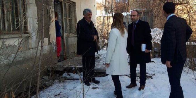 Kaymakam Uçar’dan Orta Yaşlı Kız Kardeşlere Ziyaret