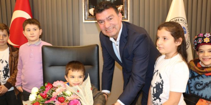 Germencikli Miniklerden Başkan Akın’a Teşekkür