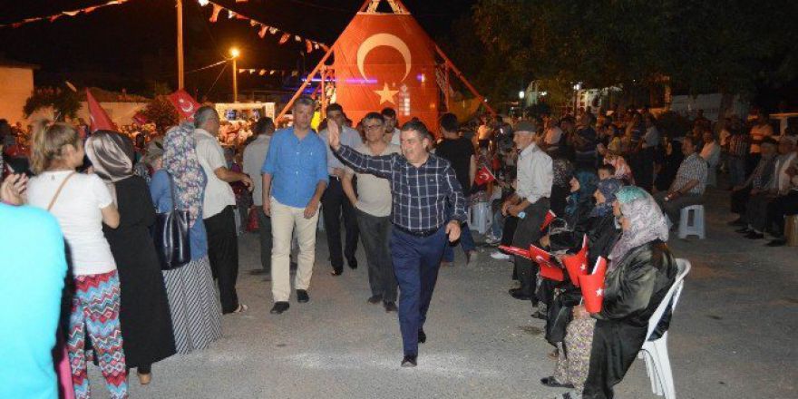 Havran Demokrasi Nöbetinde Tek Yürek Oldu