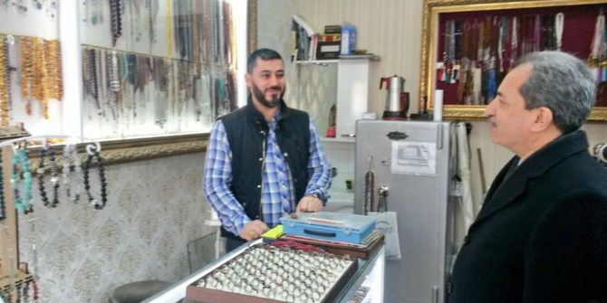 Başkan Akkaya, Esnaf Ziyaretlerini Sürdürüyor