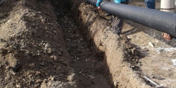 Hacıbaştanlar’ın Altyapı Çalışmaları Tamamlandı